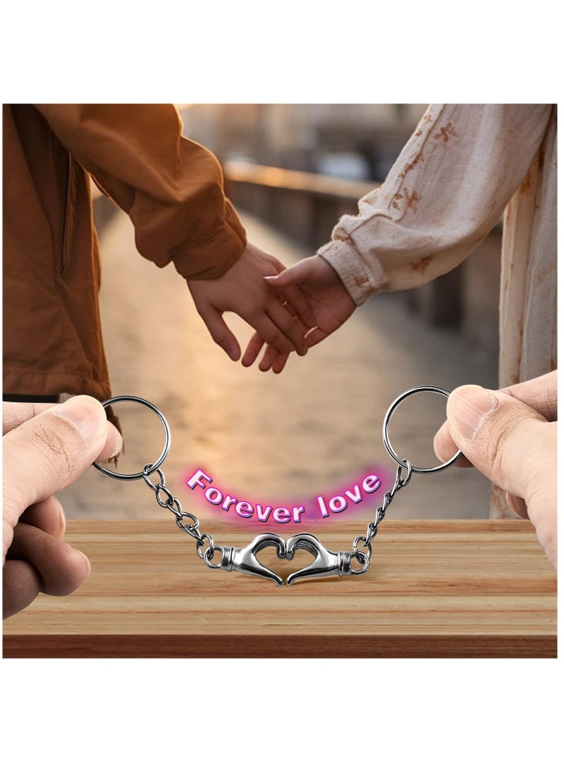 Excefore Cute Keychain for Boyfriend Funny Valentines Gifts, Matching Keychains for Best Friends Boyfriend Girlfriend, Cute Couple Gifts for Boyfriend Keychain - Image 2