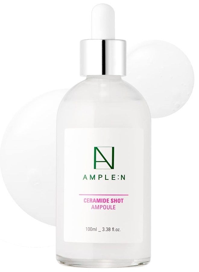 CORÉANA - AMPLE:N Ceramide Shot Ampoule – Anti Aging and Hydrating Serum with Ceramide for Deep Moisturization – For Dry & Rough Skin to Reduces Wrinkles & Repairs Skin, 3.38 fl.oz. - Image 1