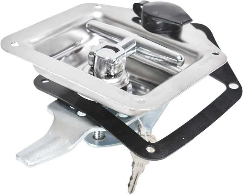SEBLAFF 4-Pack Stainless Steel T-Handle Latch Tool Box Locks with Keys - Image 5