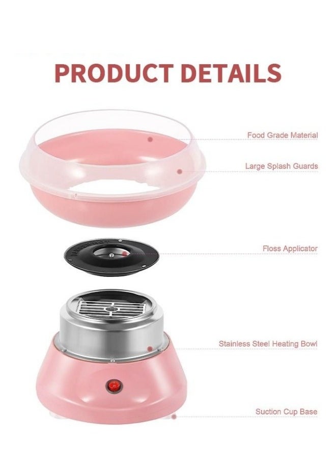 MIXDE DIY Marshmallow Machine with Large Splash-Proof Plate Portable Cotton Candy Maker for Home Birthday Family Party  - Image 2