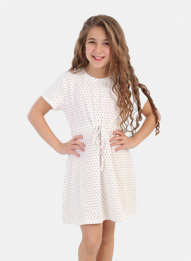 Carina Girly Dotted Nightgown - Image 1