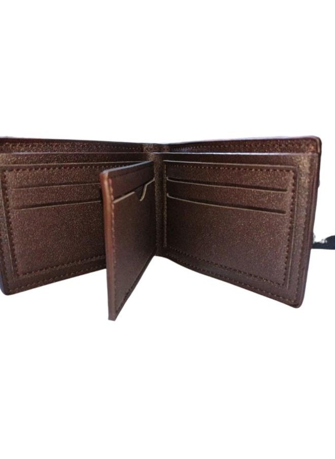 Generic - Unisex Wallet with Zipper Leather Card Wallet with External Zipper and Internal Pockets - Image 1