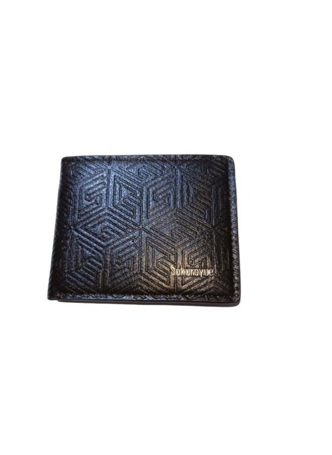 Generic - Unisex Wallet with Zipper Leather Card Wallet with External Zipper and Internal Pockets - Image 1