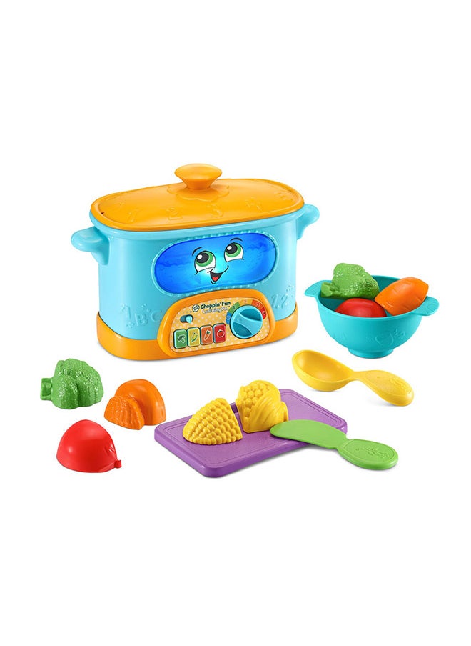 LeapFrog LeapFrog Choppin' Fun Learning Pot, Roleplay Kitchen Toy for Children, Interactive Learning Toy for Pretend Play with Food Names, Recipes and Colours, Gift for 12 Months Plus, English Version  - Image 2