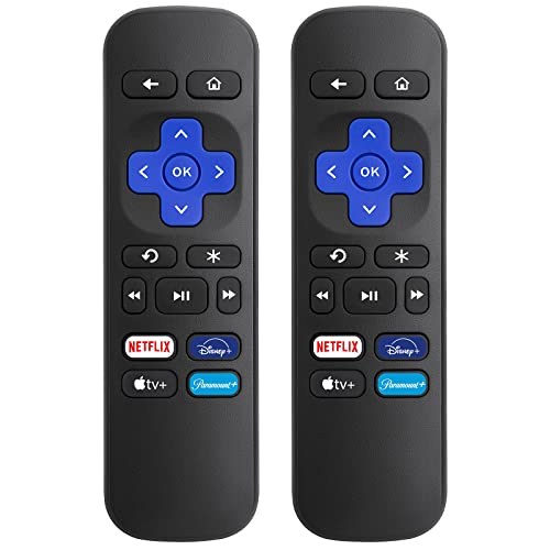 OMAIC 【Pack of 2】 Replacement Remote for Roku Box,for Roku Express,for Roku Premiere,for Roku Player,for Roku1/2/3/4,(NOT for Stick and TV or Game) - Image 1