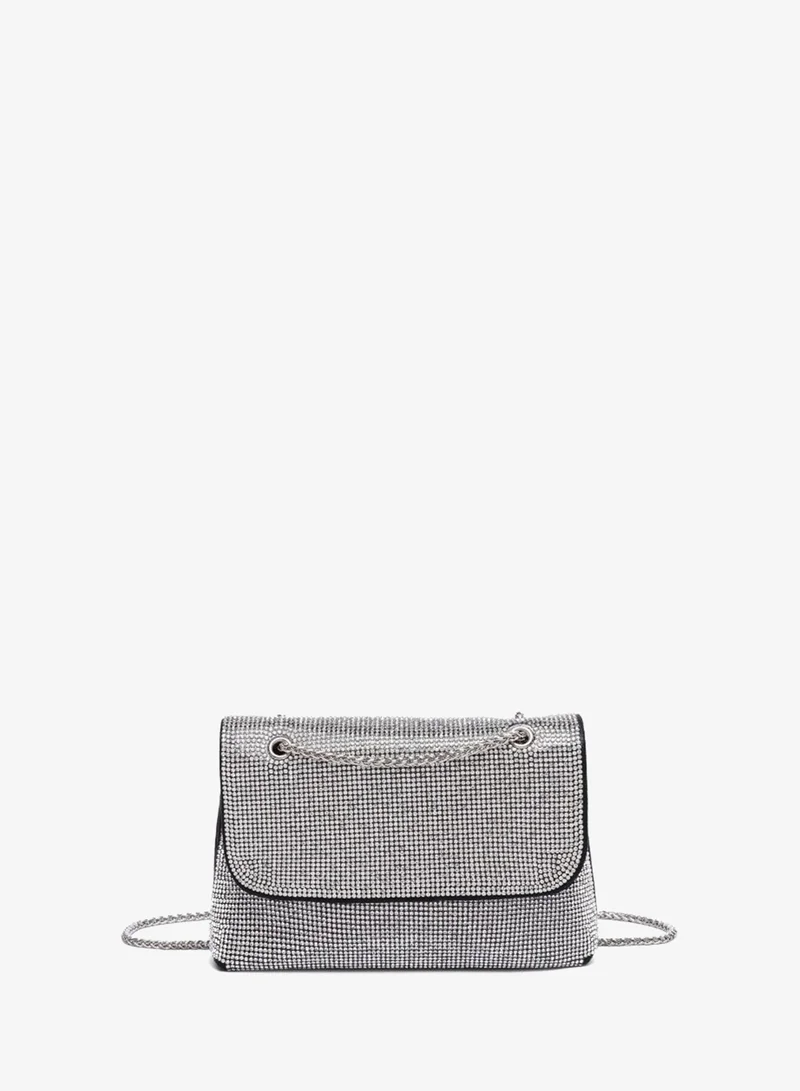 FYOR Diamante Flap Evening Bag AD 99
