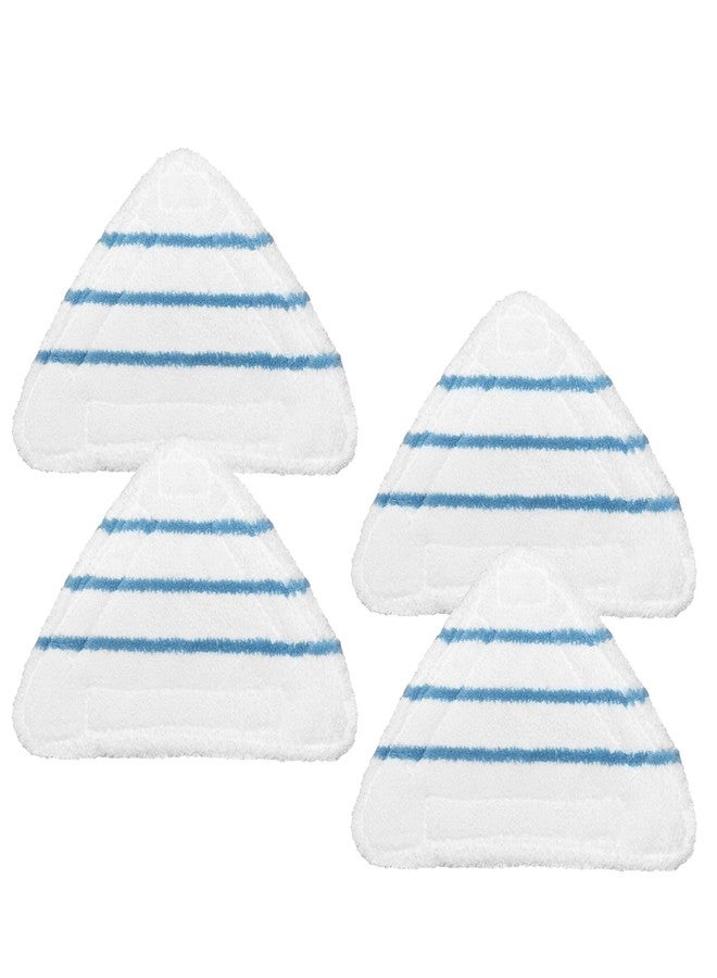 Planially 4 Pack Reusable Mop Pads Compatible with True & Tidy STM-500, STM-700 Steam Mops, Refills for Turonic ST3 Steam Mop Microfiber Washable Pads, Cloths for Floor Cleaning, Scrubbing and Floor Caring - Image 1
