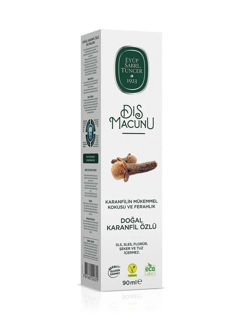 eyup sabri tuncer Natural Clove Extract Toothpaste 90 ml - Image 3