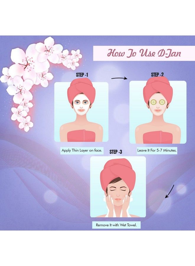 O3+ Blueberry De Tan With Natural Extracts For Tan Removal & Sun Damage Protection Ideal For Dry Skin (D Tan 300 G) - Image 5