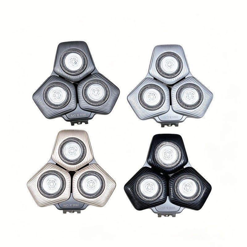 Replacement Heads Compatible with Philips Norelco Shavers Series 7000 5000 Electric Razor Blades Gray 1 Pack Shaver Heads Plus Cleaning Brush For Wet Dry Use Easy Install - Image 2