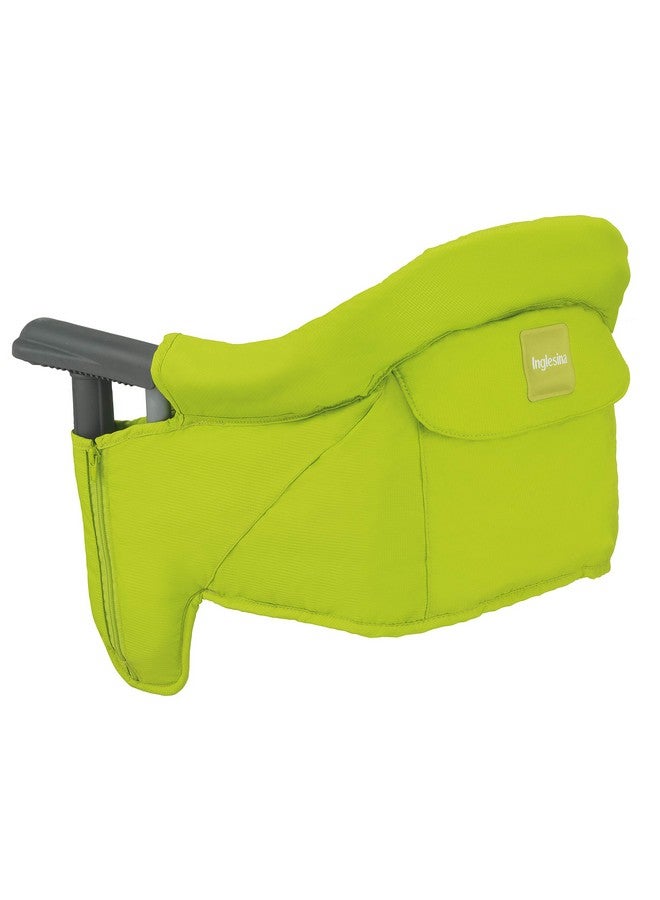 Inglesina Fast Table Chair, Lime Green - Portable Baby High Chair - For Babies & Toddlers 6-36 Months - Collapsible Design - Fits Tables 0.8'' to 3.5'' Thick, Compact Easy to Use - Travel Bag Included - Image 1