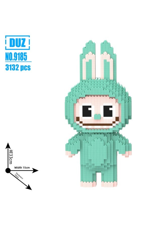 Compatible With Lego Large Blocks In Series With Tiny Particles Assembled Children's Toys Puzzle Blocks Supply-Color:9185 - Image 1