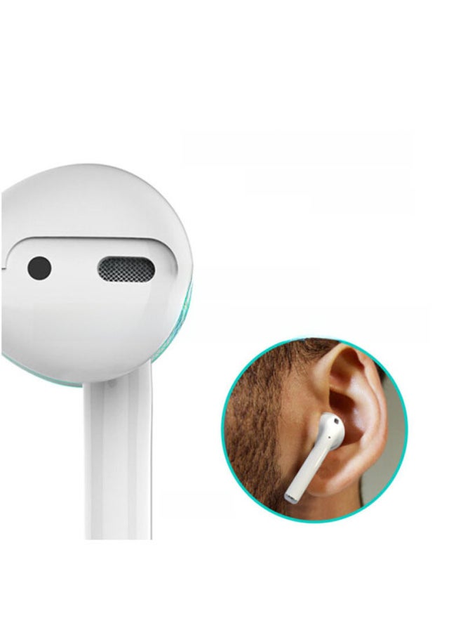 Generic - For Airpods Headphone Covers TWS Huawei Xiaomi Rammer Silicone Earbuds Earbuds Ear Cap Apple Second Generation Headset-Color:Transparent (double Hole With Ears)-Model:ES32  ES62  ES68 - Image 1