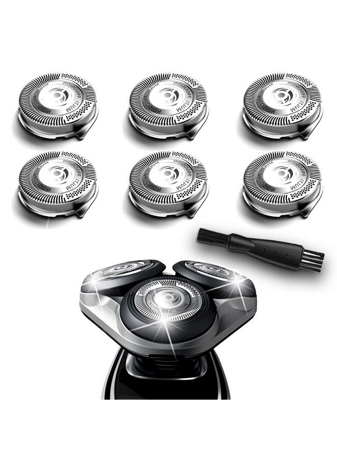KRSURERICHER - Sh50/52 Replacement Heads For Philips Norelco Shavers Series 5000 Powertouch Oem Sh50 Multiprecision Blades Upgrade Head (6 Count) - Image 1