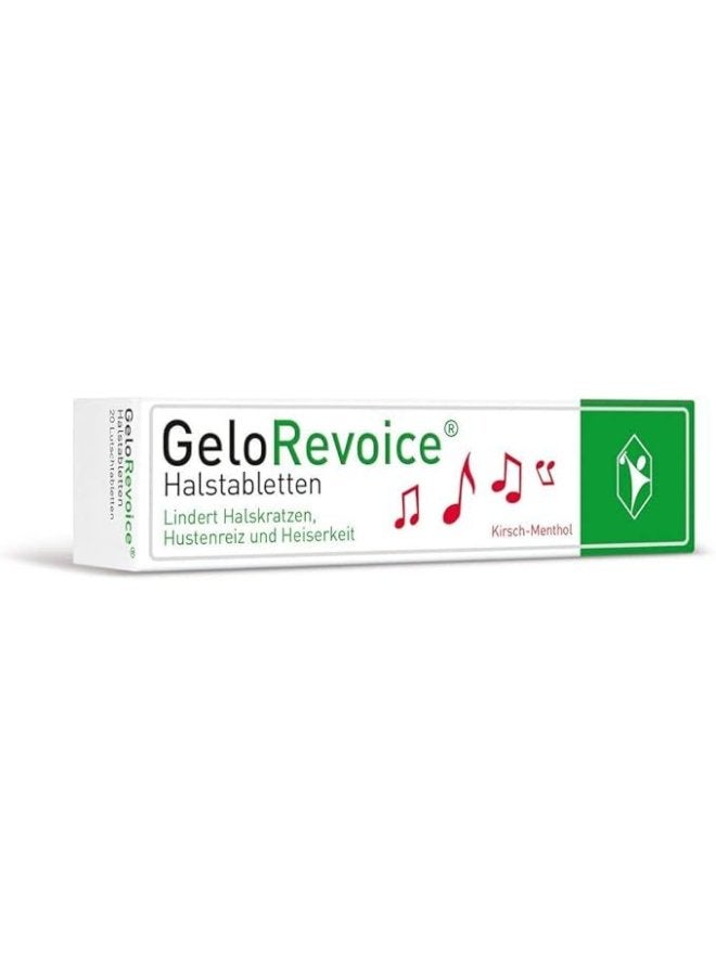Gelo Revoice Throat Lozenges, 20 Pieces - Image 1
