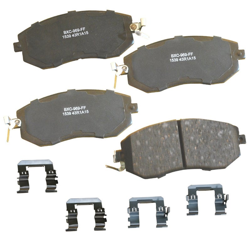Bendix Premium SBC1539 Ceramic Front Brake Pads for Select Models Scion FR-S, Subaru BRZ, Crosstrek, Forester, Impreza, Legacy, Outback, WRX, XV, XV Toyota 86, GR86 - Image 1