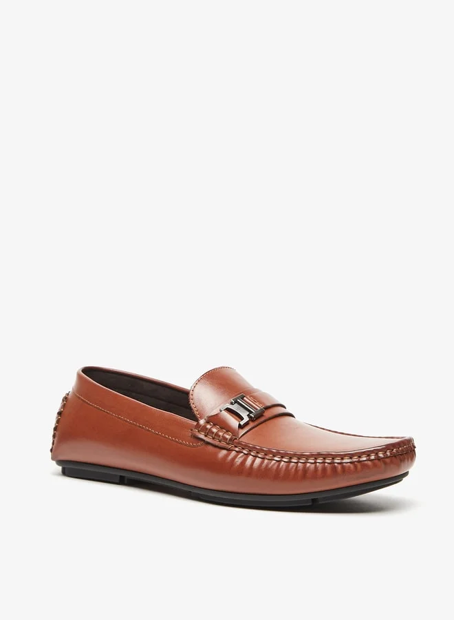 ال بي ال من شو اكسبرس Men's Solid Slip-On Moccasins