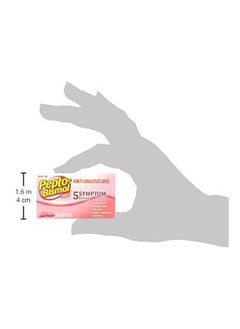 Pepto Bismol Pepto Bismol Chewables Caplets  Diarrhea Relief Heartburn, Nausea Indigestion Upset Stomach 24 Counts  - Image 2