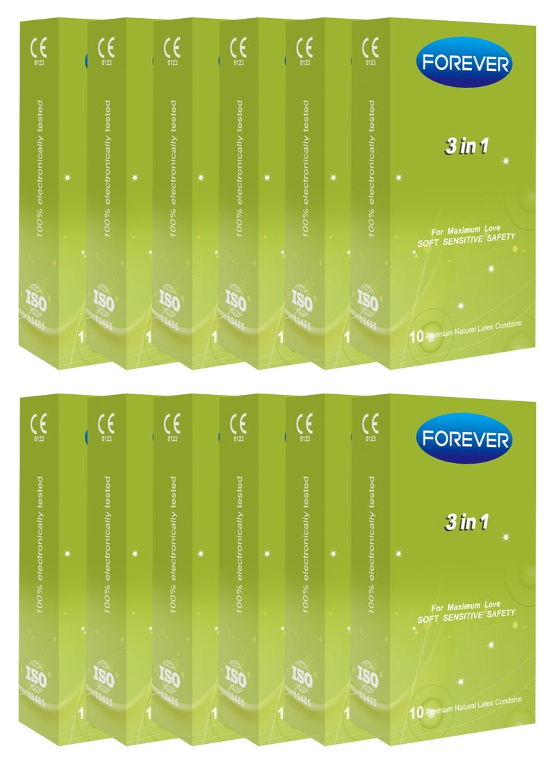 Pack Of 12 Boxes  120 PC 3 IN1 CONDOM - pzsku/ZC2BF302EB51B25197BFCZ/45/_/1687267111/2586f6f0-fd0e-4a8f-8e74-5337f77d76a8