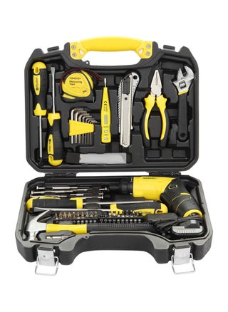 Tool Set with Professional Cordless Screwdriver 3.6V Lithium-Ion Battery -58 Piece- Complete Hand Tool Kit with LED Light and adjustable Handle - for Home Repairs, DIY Projects, Workshop Tasks - pzsku/ZC2BF3CD135D3BB86917DZ/45/_/1660128575/ca1e76a5-ff9d-47a2-9b56-ccb1e19fdac8