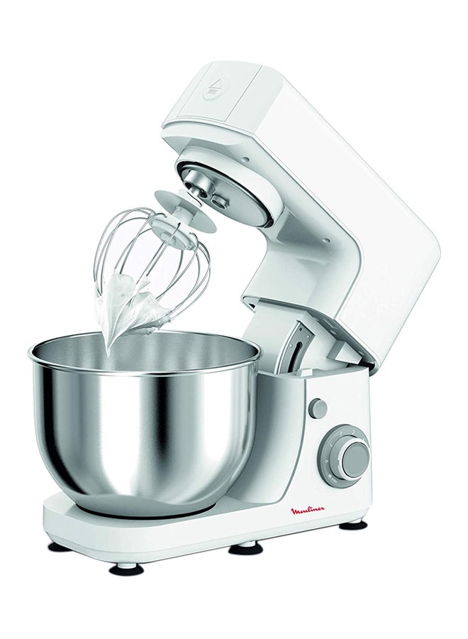 Moulinex Kitchen Machine | Masterchef  Kitchen Machine | Silver/ Stainless Steel/Plastic | 2 Years Warranty 4.8 L 800 W QA150127 White/Silver - Image 2
