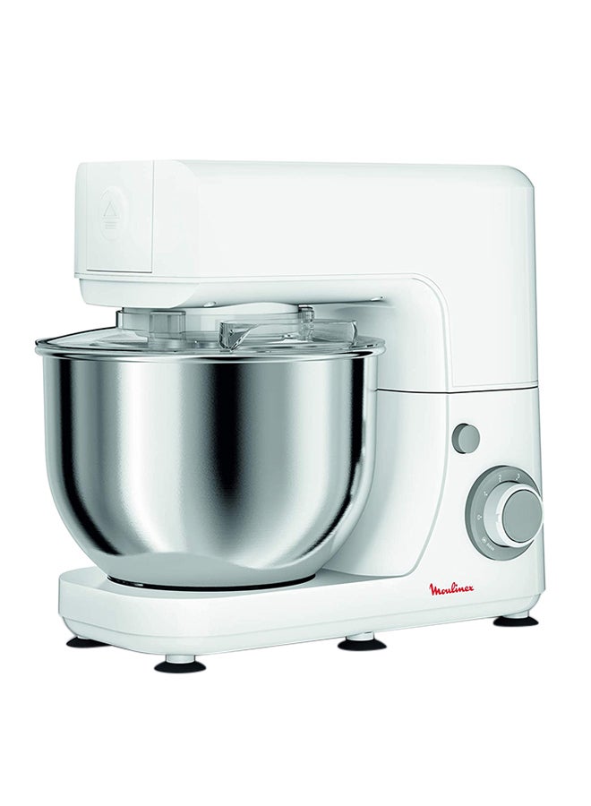 Moulinex Kitchen Machine | Masterchef  Kitchen Machine | Silver/ Stainless Steel/Plastic | 2 Years Warranty 4.8 L 800 W QA150127 White/Silver - Image 1