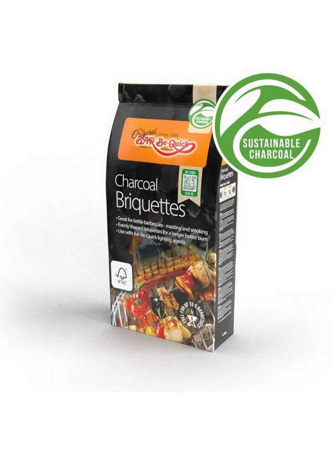 بار-بي-كويك قوالب فحم مستدامة ذات شكل متساوي أسود 4.5 كجم BRIQ0152 - Image 2