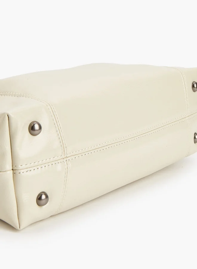 Flora Bella By Shoexpress Solid Shoulder Bag with Detachable Pouch