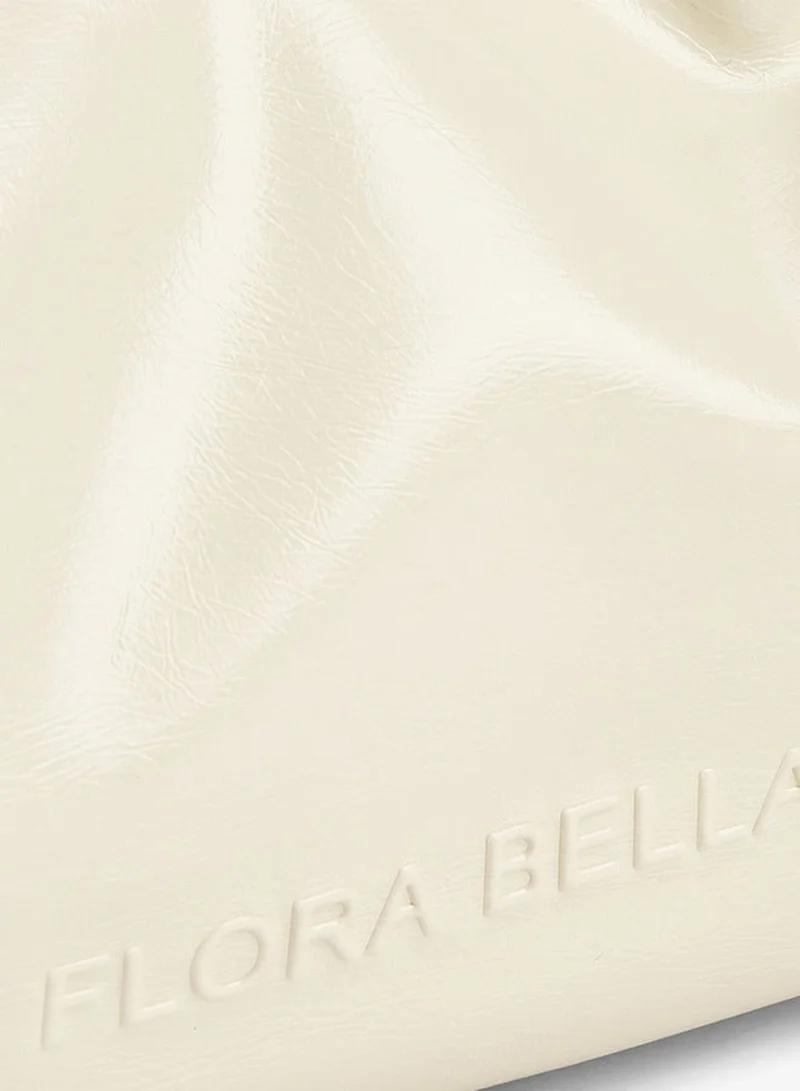 Flora Bella By Shoexpress BEIGE Solid Shoulder Bag with Detachable Pouch for Women | Best Price UAE