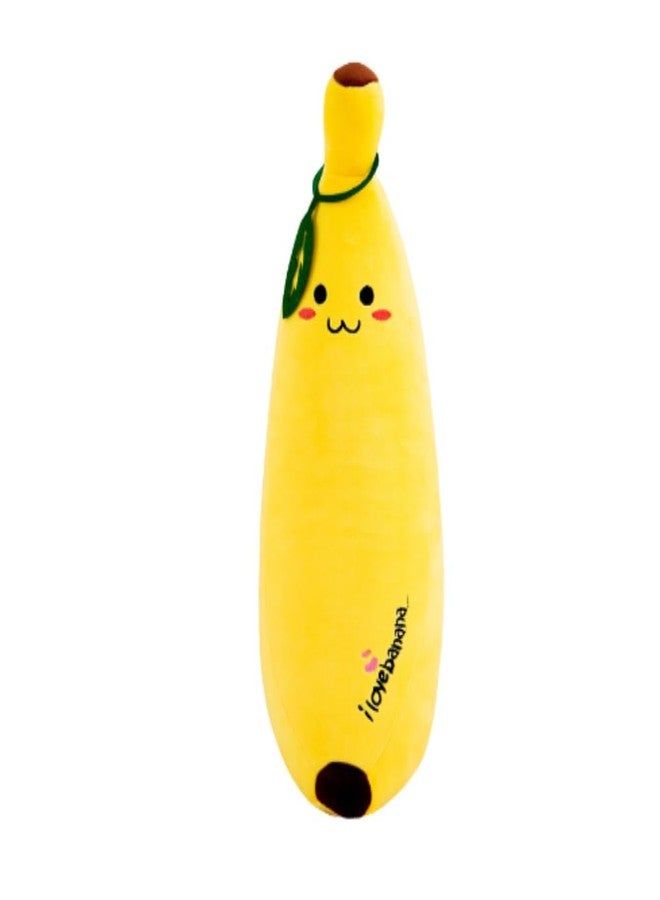 OPHRBU Kids Pillows Plush Banana，Cute Soft Comfortable Hugging Pillow Birthday Gifts for Kids.1 Piece Yellow (13.8in) - Image 1