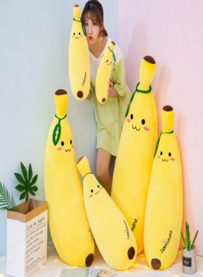 OPHRBU Kids Pillows Plush Banana，Cute Soft Comfortable Hugging Pillow Birthday Gifts for Kids.1 Piece Yellow (13.8in) - Image 4