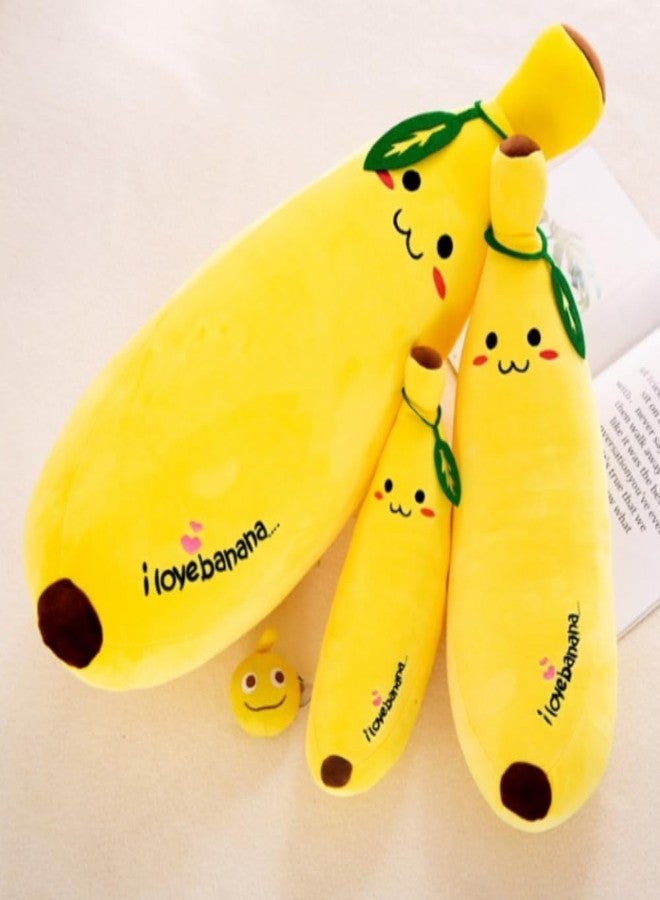 OPHRBU Kids Pillows Plush Banana，Cute Soft Comfortable Hugging Pillow Birthday Gifts for Kids.1 Piece Yellow (13.8in) - Image 2
