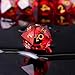 YEMEKO BeholderS Eye DND Dice Dragon Eye Liquid Core Sharp Edge Handmade Dice Set for Dungeons and Dragons Ttrpg MultiSided RPG Polyhedral Resin Roleplayingred Dargon Eye - Image 4