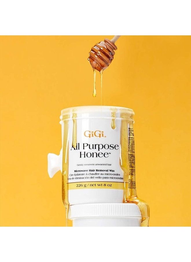 GiGi All Purpose Honee - Microwave Hair Removal Wax, 8 Ounces  - Image 5