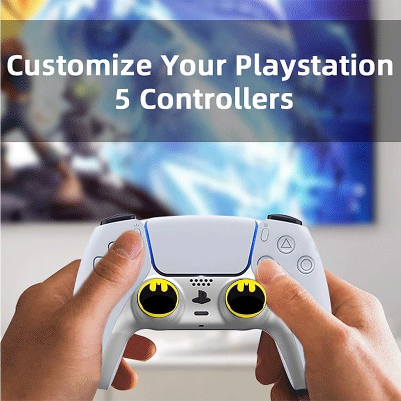 Jaeespon 12PCS Thumb Grip Stick Cover, Wireless Controllers Game Remote Joystick Cap, Non-Slip Silicone Handle Protection Cover - Image 3