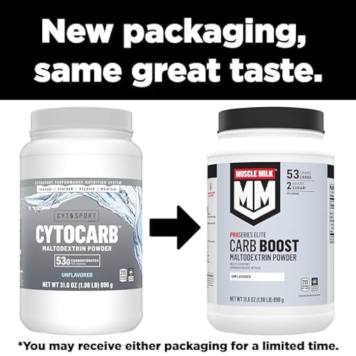 CYTOSPORT Muscle Milk Carb Boost, Maltodextrin Powder, Complex Carbohydrates, NSF Certified for Sport, Unflavored, 1.98lb - Image 3