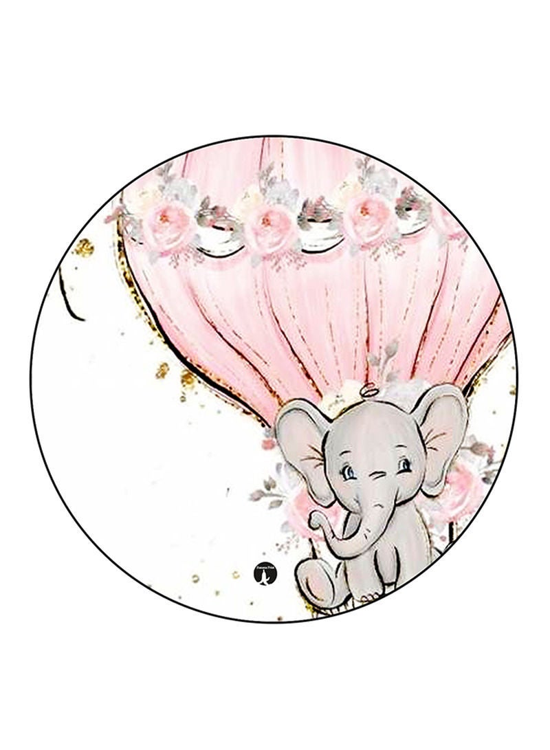 RKN An Elephant Printed Large Pin Multicolour - Image 1