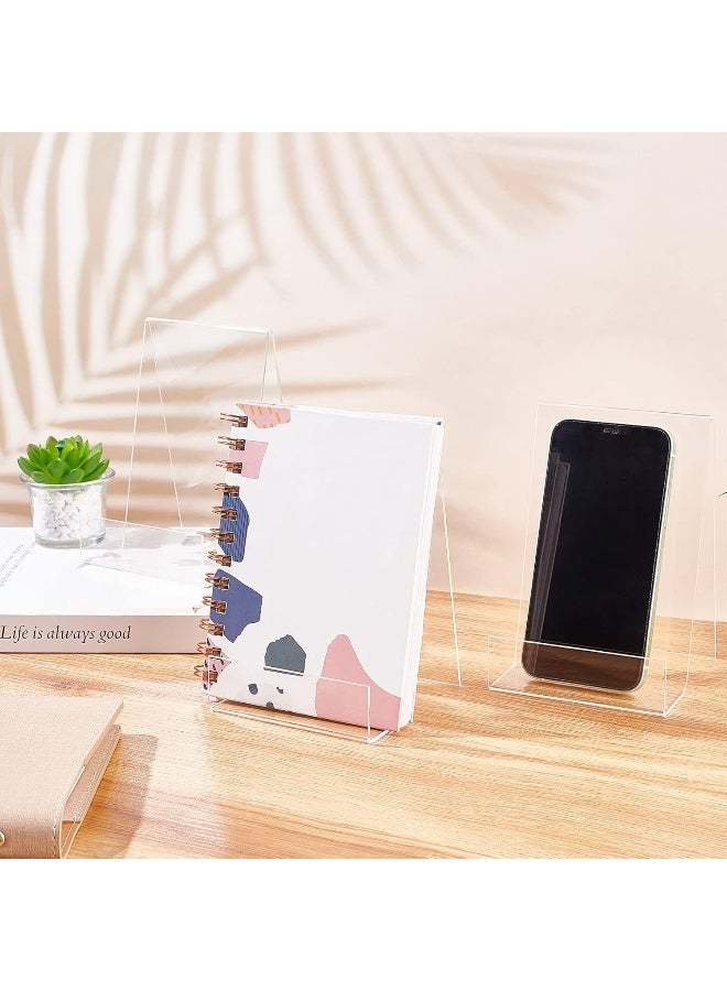 TPGP 6Pcs Clear Acrylic Book Stand - Image 2