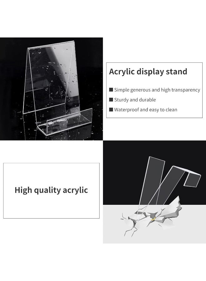 TPGP 6Pcs Clear Acrylic Book Stand - Image 5