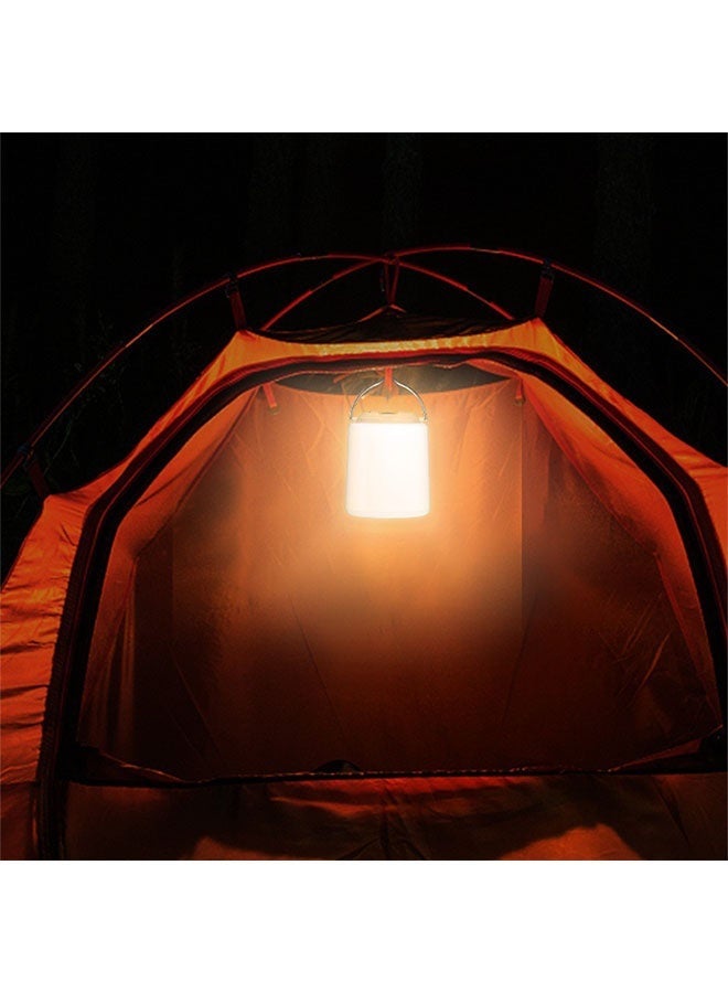 SMILING SHARK LED Camping Lantern, Mini Camp Lamp Warm Light Rechargeable & Portable Dimmable Waterproof Tent Lamp for Adults & Kids Camping Fishing Hiking Emergency, LED-Camping-Lantern-Mini-Tent - Image 3