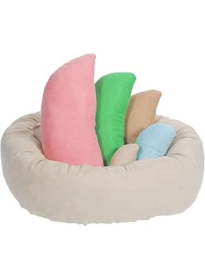 6Pcs Soft Newborn Photography Props Pillows Boys Girls Photo Shoots Home Decor - Image 1