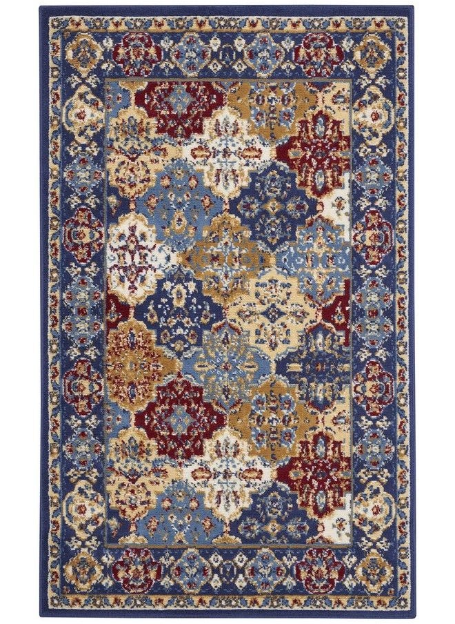 Nourison - Grafix Persian Multicolor 3' X 5' Area Rug Easy Cleaning Non Shedding Bed Room Living Room Dining Room Kitchen (3X5) - Image 1