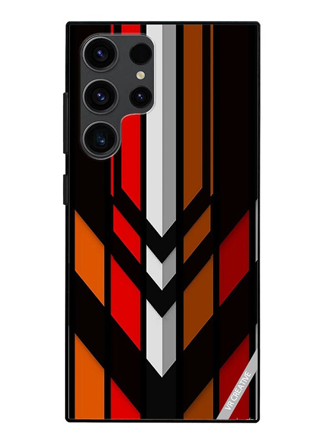 VR CREATIVE Protective Case Cover For Samsung Galaxy S23 Ultra 5G Abstract Design Multicolour - Image 1