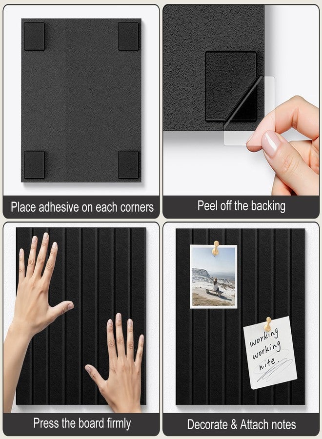 YOPCDJ Cork Boards for Walls 48" x 36" Felt Board Alternative, 12 Pack Felt Wall Tiles Bulletin Board, Large Cork Board for Office Pin Board Tack Board Cork Boards - Image 5