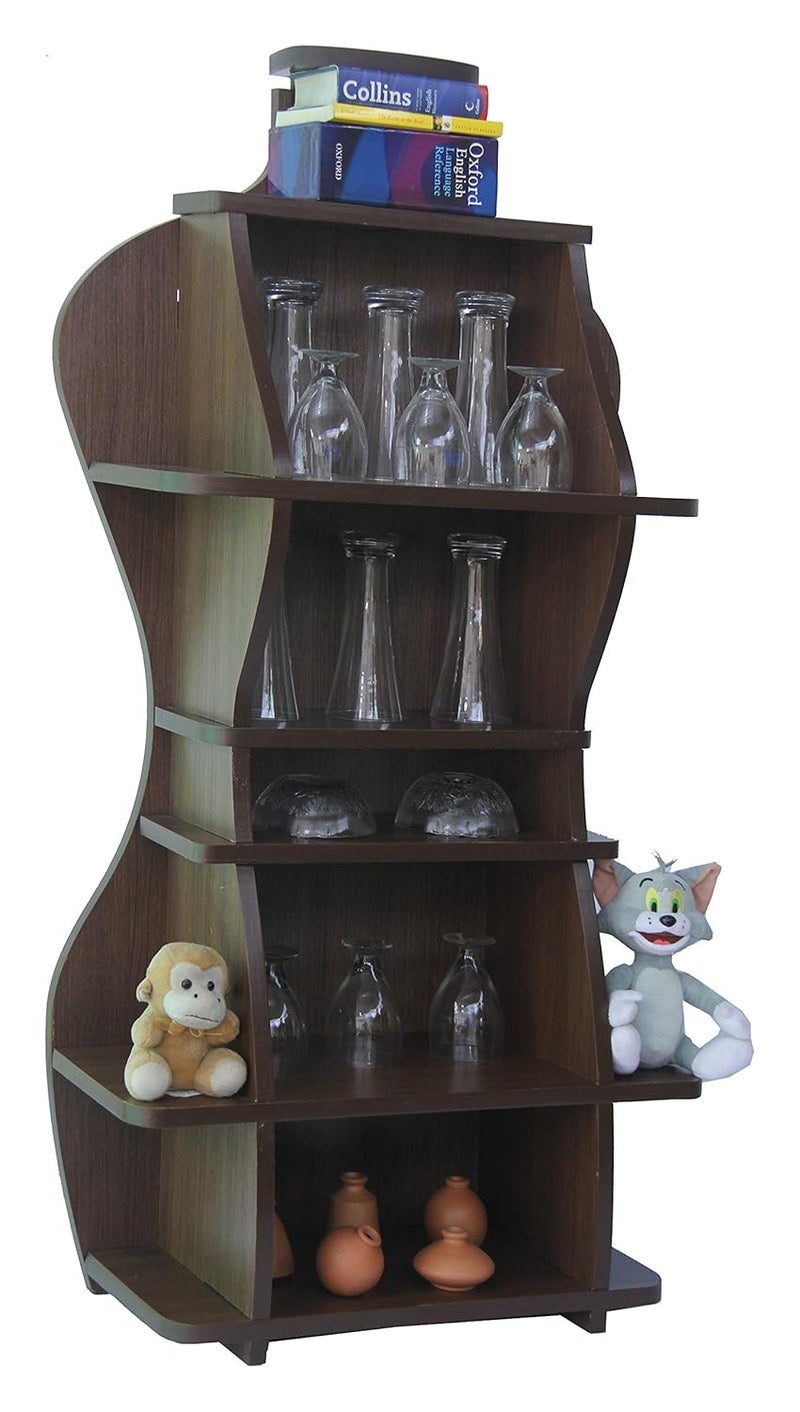 Gr8 Bunch Gr8 Bunch Book Shelf Lady Figure Shaped Brown  - Image 4