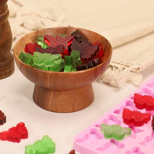 Amyandone Butterfly Mold, 72 Cavities Mini Butterflies Silicone Molds for Chocolate Candy Gummy, Food Grade Small Silicone Butterfly Molds for Homemade Cake Decorations/Snack Biscuits - Image 4