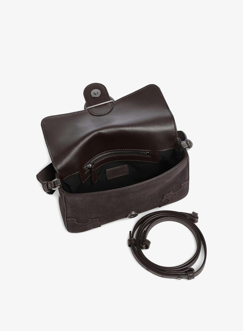 PINKO Love Bag One mini suede shoulder bag - Image 5