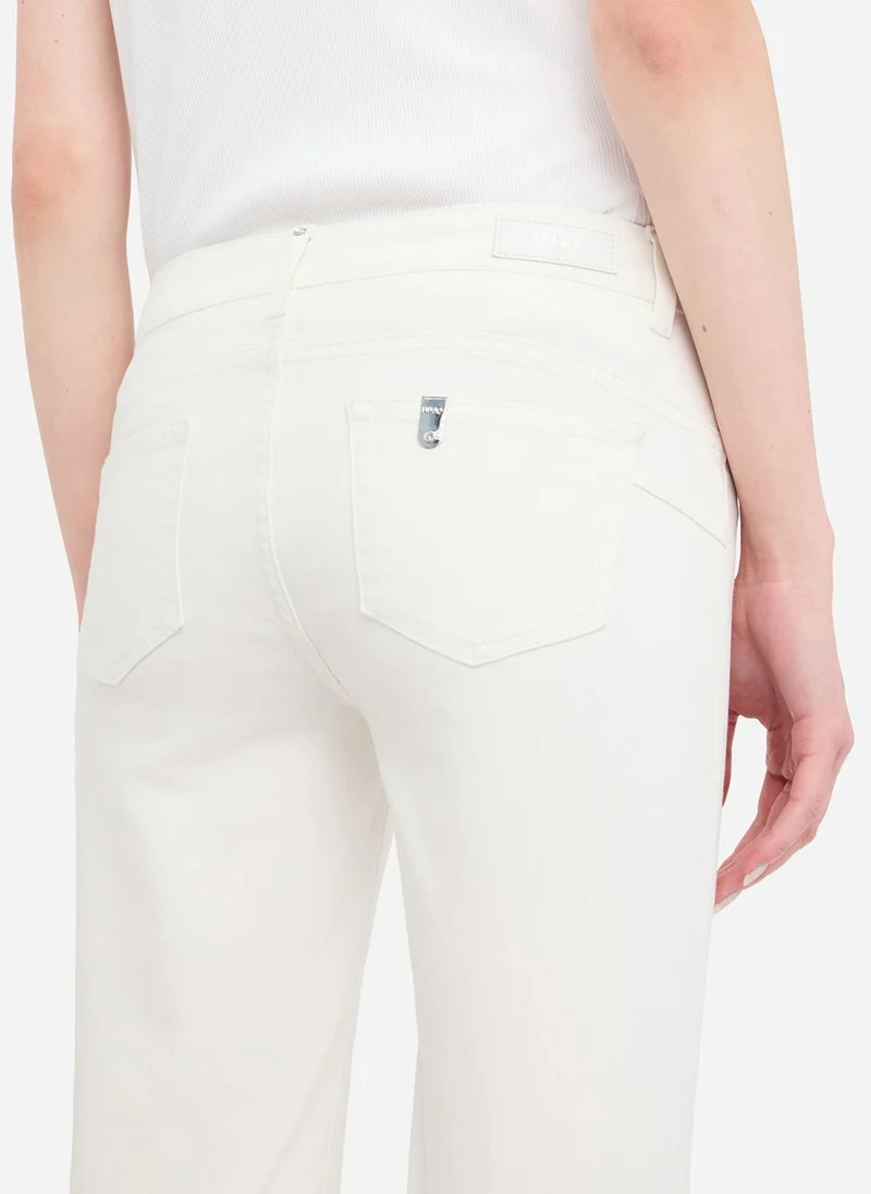 Liu Jo Skinny trousers with rhinestones