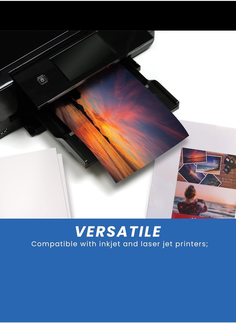 Generic High Glossy Photo Paper,Photo Paper,for Inkjet and Laser Jet Printers ,20 Sheets A4 240 gsm  - Image 5