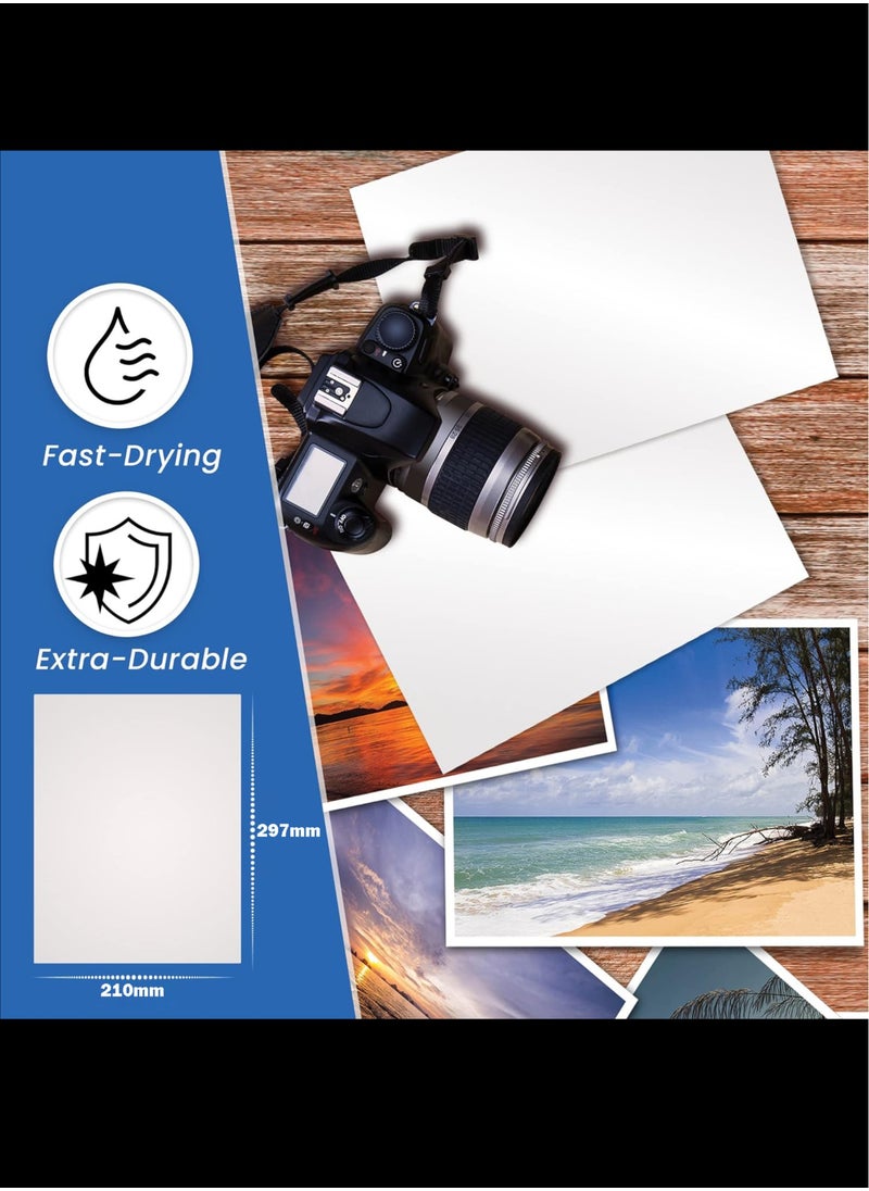 Generic High Glossy Photo Paper,Photo Paper,for Inkjet and Laser Jet Printers ,20 Sheets A4 240 gsm  - Image 4